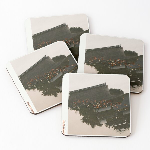 Item preview, Japan Temple Fish Color Water Overlay Spiritual Photo Collage designed and sold by Luekchu.