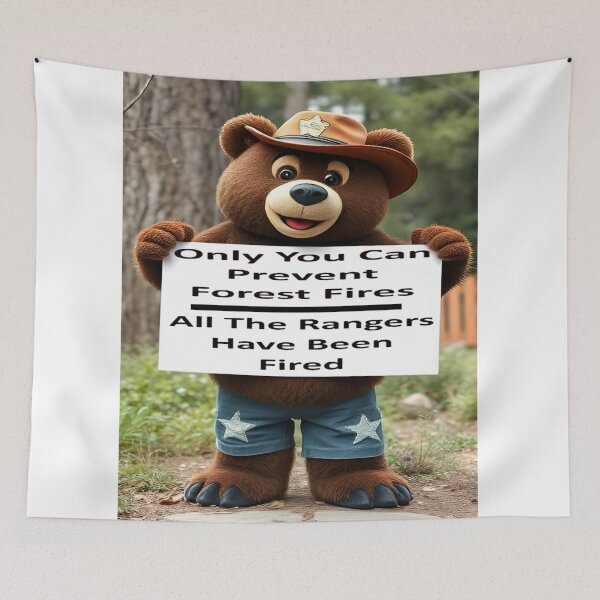 Item preview, Only You Can Prevent Forest Fires - Retro Forest Safety Poster designed and sold by KoliBabb.