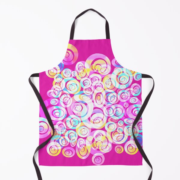Item preview, Pink Abstract Circles Geometric Wall Art designed and sold by Sharon Schwalbe.
