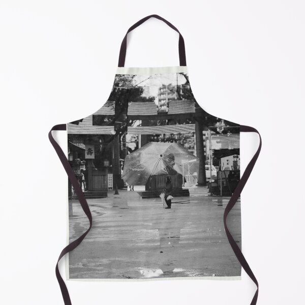 Item preview, Fukuoka Temple Umbrella Figure Black White Multi Exposure Stillframe designed and sold by Luekchu.