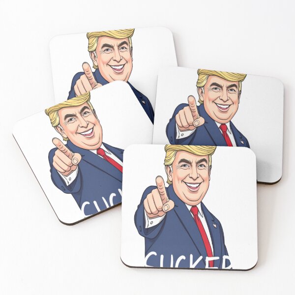 Item preview, Donald Trump Pointing "Sucker!" - Political Meme Poster designed and sold by KoliBabb.