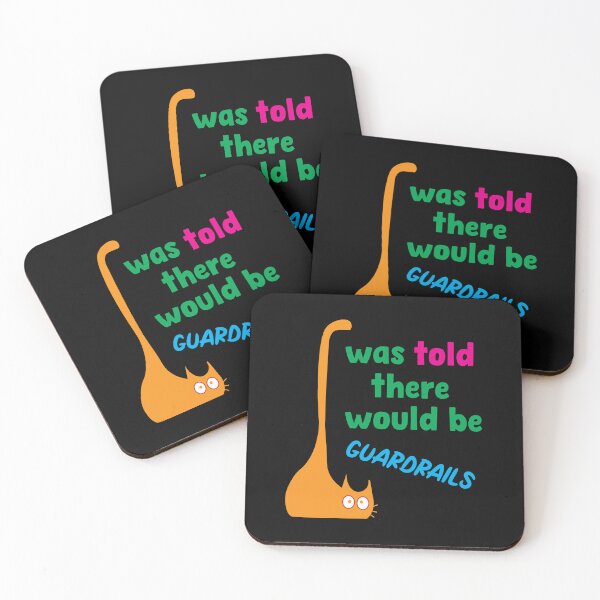 Item preview, I Was Told There Would Be Guardrails – Funny AI & Prompt Engineering Gift designed and sold by Sarcastic designs.
