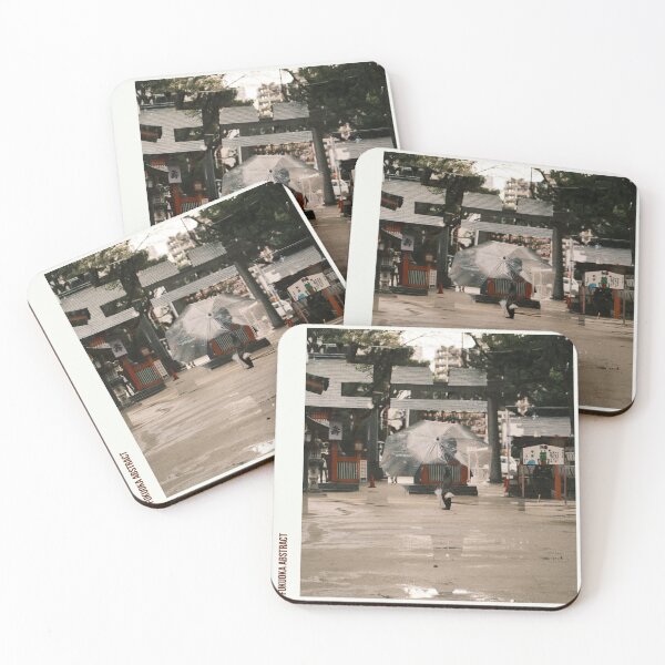 Item preview, Fukuoka Temple Umbrella Figure Multi Exposure Rain Image Japan Dream designed and sold by Luekchu.