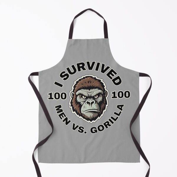 Item preview, I SURVIVED 100 MEN VS. A GORILLA designed and sold by rockandahardplaceradio.