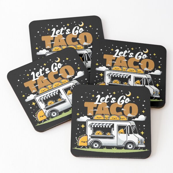 Item preview, Let's Go Taco – Taco Truck & Silly Taco designed and sold by Scaryzz.