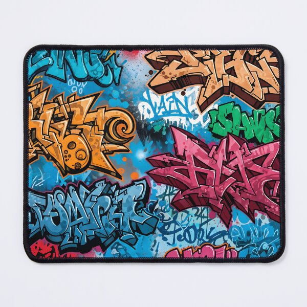 Item preview, Dynamic Urban Graffiti Street Art Pattern designed and sold by GubPop.