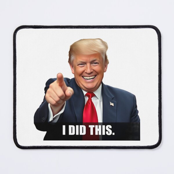 Item preview, Trump "I DID THIS" Gas Price Blame Sticker designed and sold by KoliBabb.