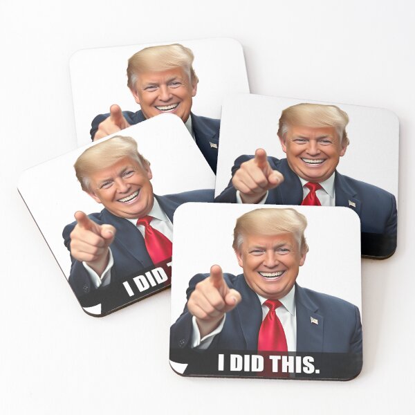 Item preview, Trump "I DID THIS" Gas Price Blame Sticker designed and sold by KoliBabb.