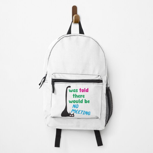 Item preview, I Was Told There Would Be No Meeting – Funny Programmer Developer gift designed and sold by Sarcastic designs.