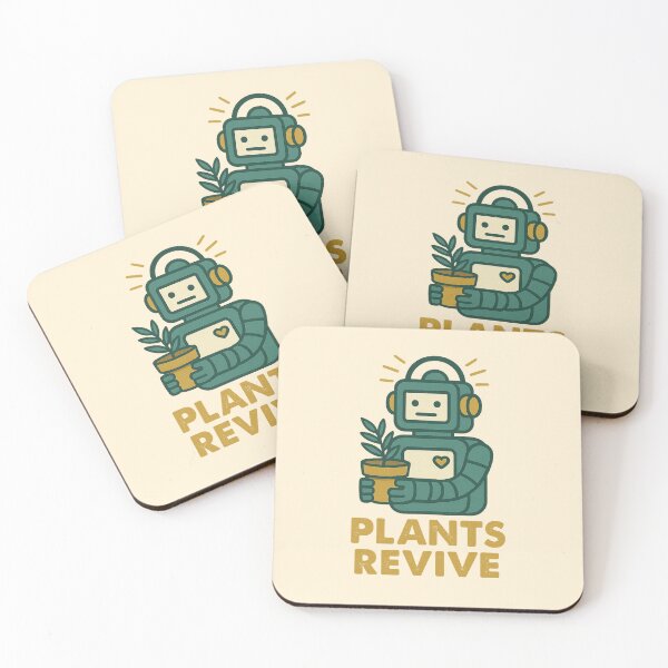 Item preview, Retro Robot Nature Revival designed and sold by Bramble99.