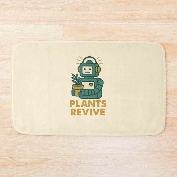 Item preview, Retro Robot Nature Revival designed and sold by Bramble99.