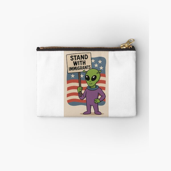 Item preview, "Alien for Immigrants – Cartoon Protest Design" designed and sold by GARAPROMOCIONES.