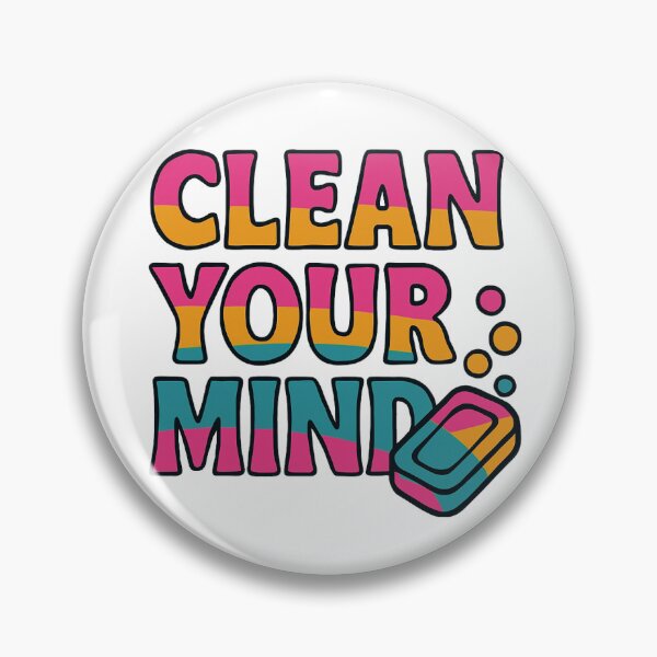 Item preview, Clean Your Mind – Retro Soap Message designed and sold by UltimateShadow.
