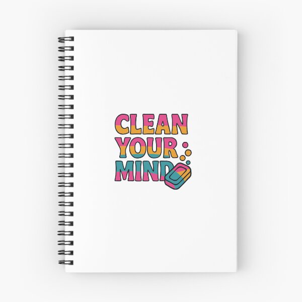 Item preview, Clean Your Mind – Retro Soap Message designed and sold by UltimateShadow.
