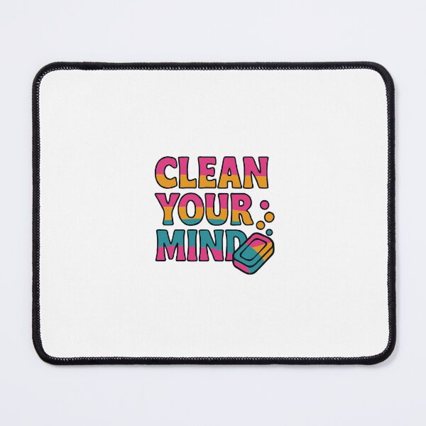 Item preview, Clean Your Mind – Retro Soap Message designed and sold by UltimateShadow.