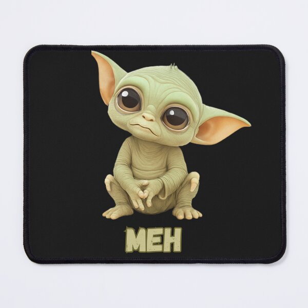 Item preview, Cute Alien Baby "Meh" Expression Funny Mood Design designed and sold by ddproducts.