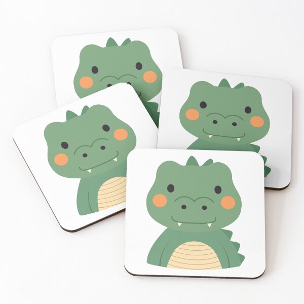 Item preview, Kawaii Crocodile Sticker – Cute Cartoon Gator designed and sold by yohup.
