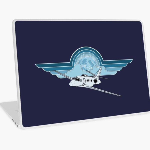 Aperçu de l'œuvre Ailes de pilote de jet Cessna Citation, conception aéronautique créée et vendue par skye-studio.