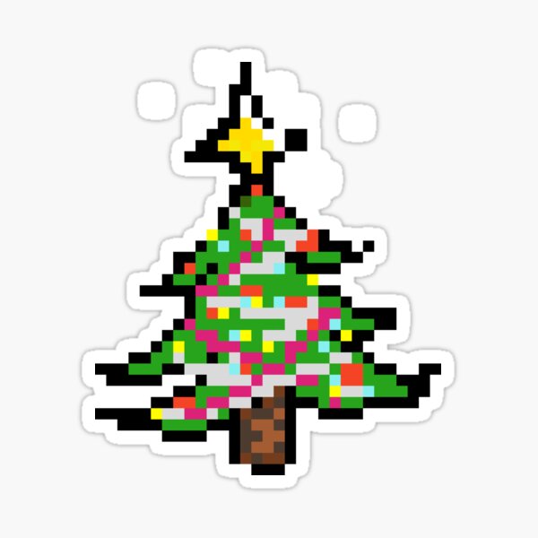 Artikel-Vorschau von Pixel Art Weihnachtsbaum, designt und verkauft von mnno3.