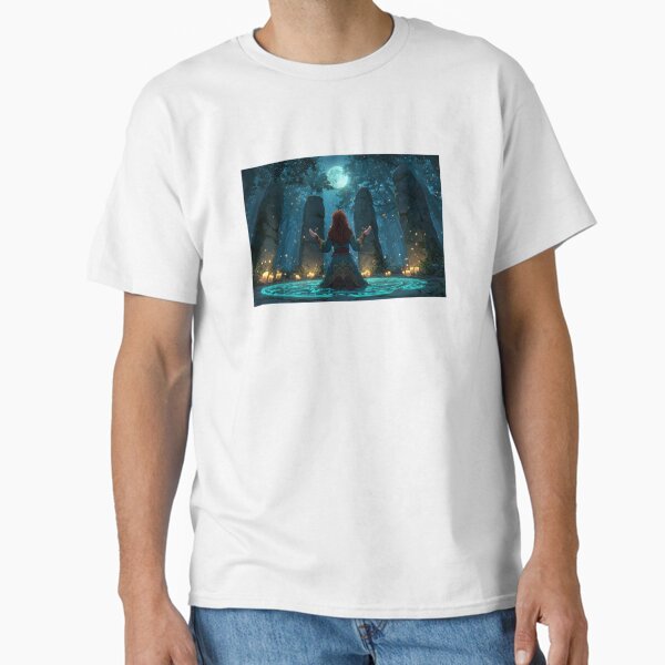 Item preview, Celtic Druid Priestess – Moonlit Ritual in the Enchanted Forest designed and sold by Tommy Studio.
