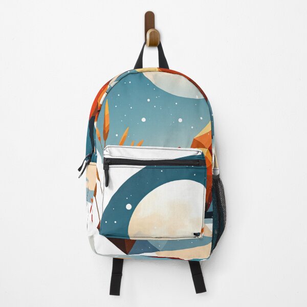 Item preview, Polygon Fox Under Moonlight – Geometric Winter Wildlife Art designed and sold by ForeverPrintsOK.