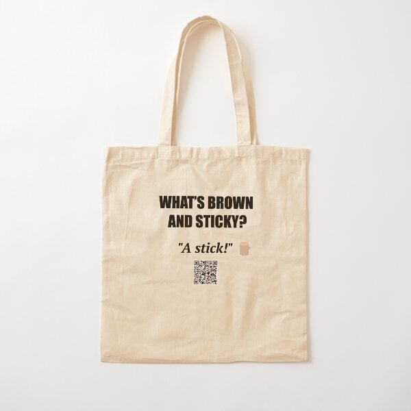 Item preview, Brown and Sticky – Stick Joke Design designed and sold by BrushRushX.