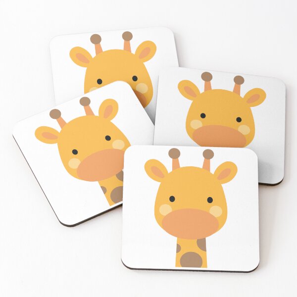 Item preview, Kawaii Giraffe Sticker – Cute Animal Design designed and sold by yohup.