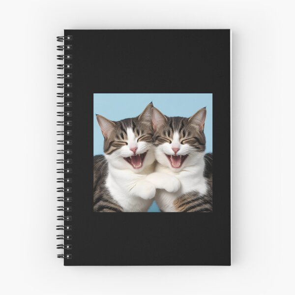 Item preview, Laughing super cute cats designed and sold by Miro4.