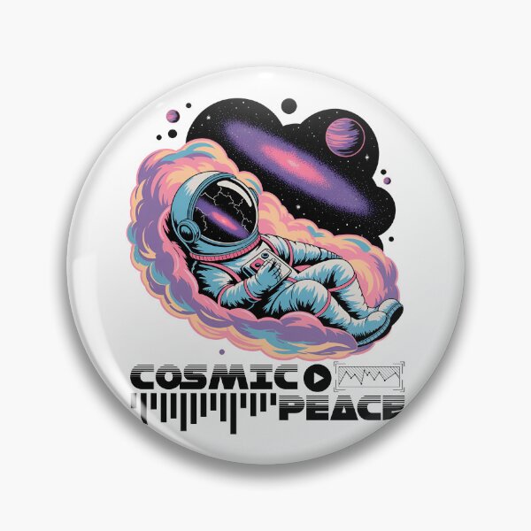 Item preview, Cosmic Relaxation: Astronaut in Stellar Peace designed and sold by Credisaim.