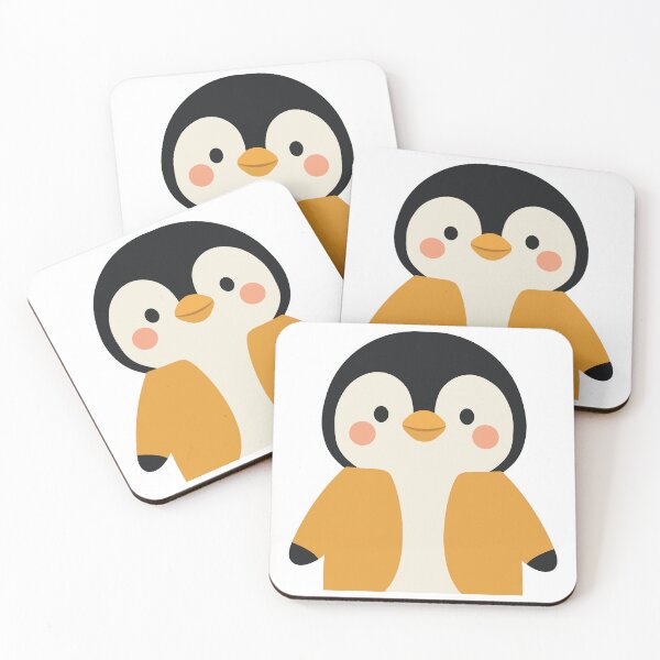 Artikelvorschau, Kawaii Pinguin Sticker – Regenjacken-Design entworfen und verkauft von yohup.