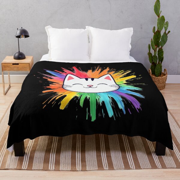 Item preview, Cute Cat Colorburst designed and sold by Crazy Before Cats.