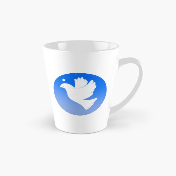 Item preview, Dove of peace with Christ star light blue designed and sold by CrocoDi.
