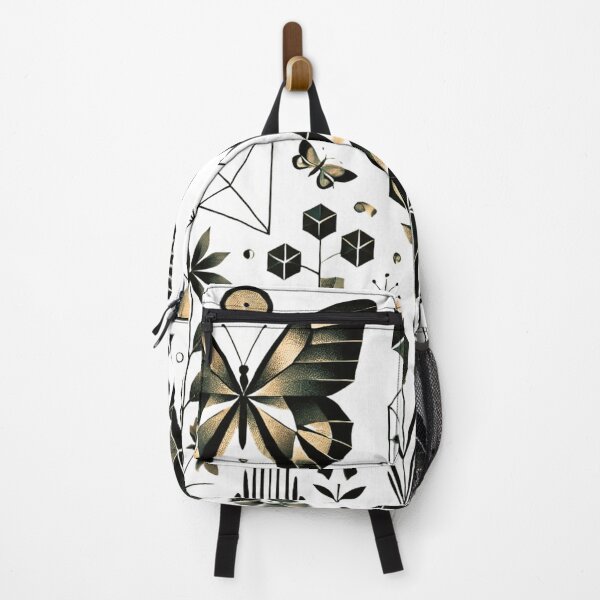 Item preview, Geometric Wildlife and Floral Composition with Butterflies designed and sold by PrismWild.