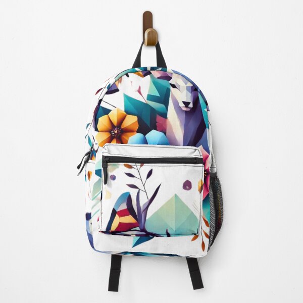 Item preview, Geometric Wildlife in Blooming Nature Harmony designed and sold by PrismWild.