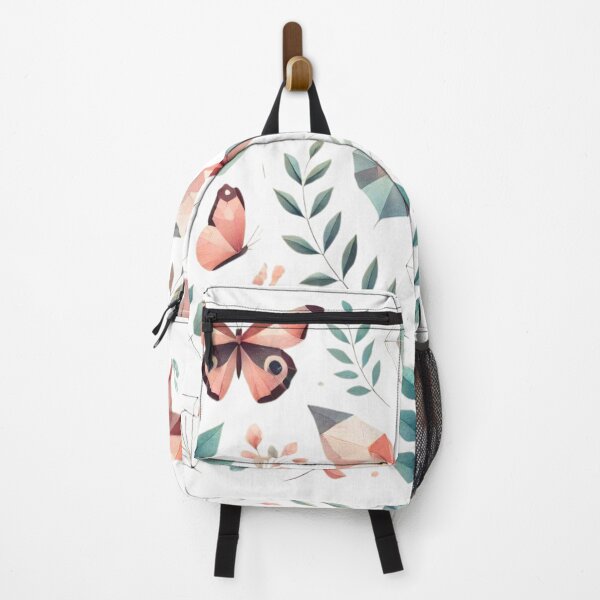 Item preview, Geometric Nature: Butterflies, Flowers, and Deer Harmony designed and sold by PrismWild.