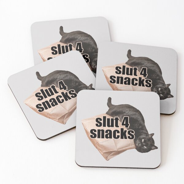 Item preview, Slut for Snacks Cat designed and sold by stephkaye88.