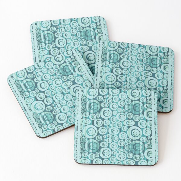 Item preview, Green Sea Tropical Abstract Seamless Repeat copy designed and sold by Sharon Schwalbe.