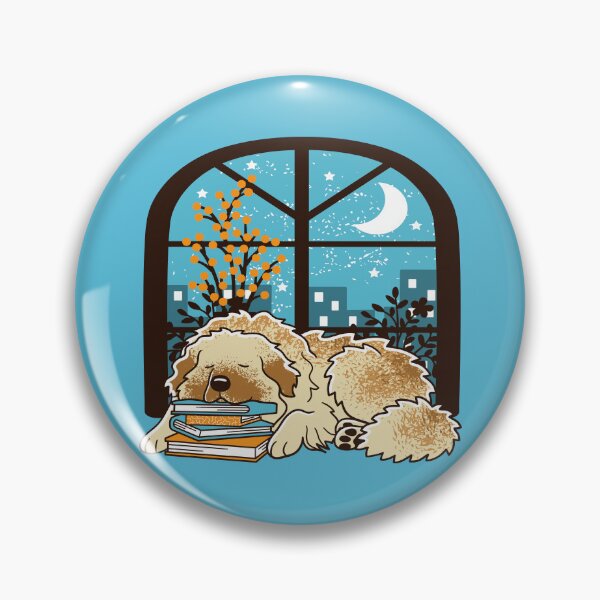 Item preview, Sleepy Leonberger and Books designed and sold by Wlaurence.