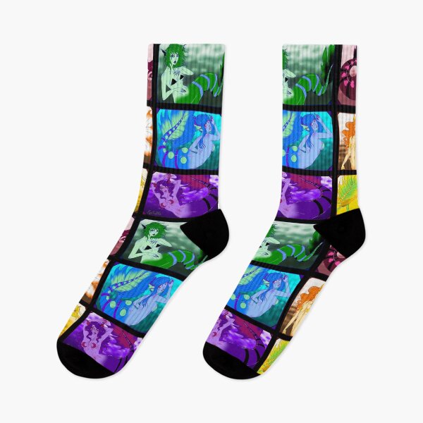 Item preview, Rainbow Pride Mermaids designed and sold by LyAnMeArt.