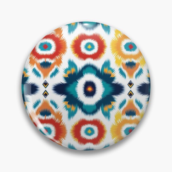 Item preview, I May Be Hypnotic – Vibrant Adras Pattern designed and sold by xonush.