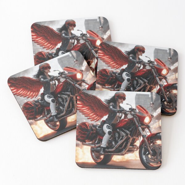 Item preview, Motorcycle Angel designed and sold by NoraRoseArts.