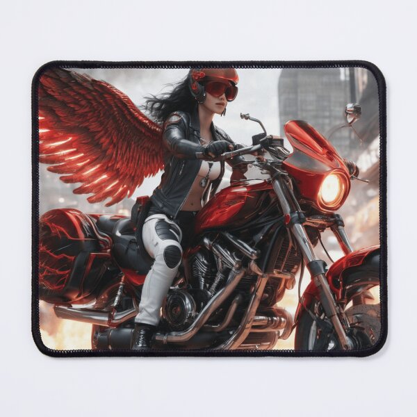 Item preview, Motorcycle Angel designed and sold by NoraRoseArts.