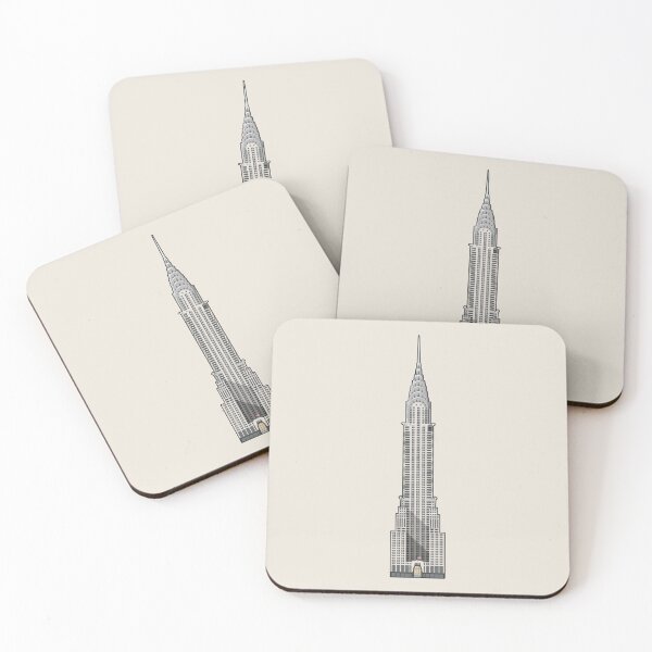 Item preview, Chrysler Building New York Architectural Illustration (Outlined) designed and sold by aio.