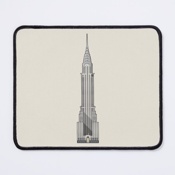 Item preview, Chrysler Building New York Architectural Illustration (Outlined) designed and sold by archetype prints.