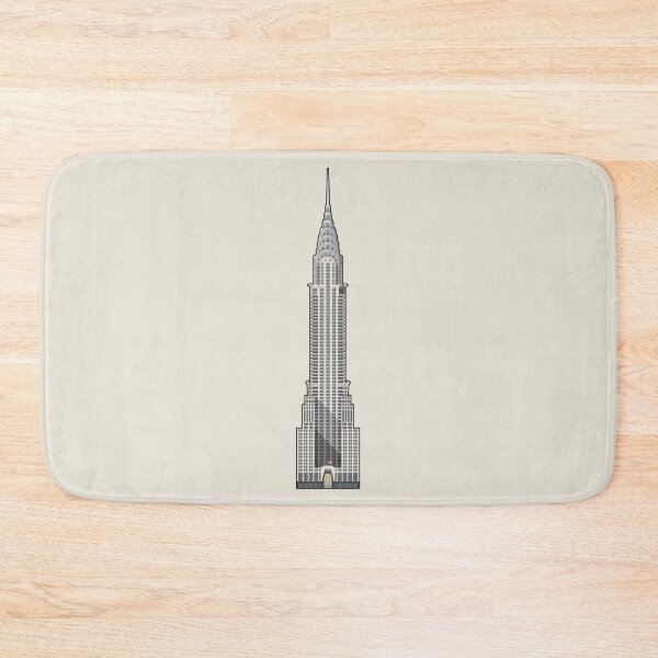 Item preview, Chrysler Building New York Architectural Illustration (Outlined) designed and sold by archetype prints.