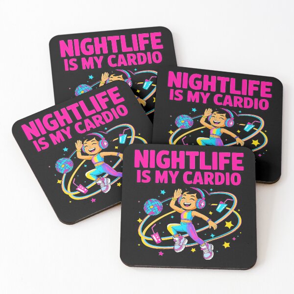 Item preview, Nightlife Cardio Disco Girl Neon Rave Energy designed and sold by Amanda's Factory.