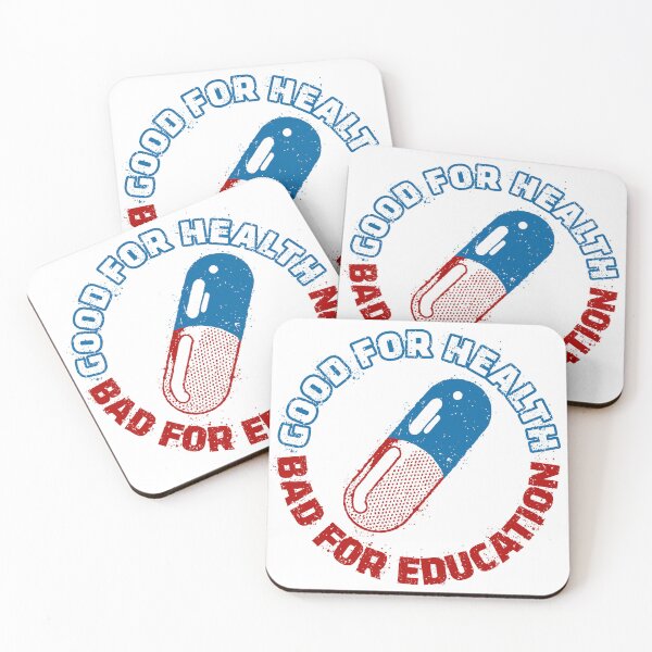 Item preview, Bad and good choice pill vintage art designed and sold by Tokyo Retro.
