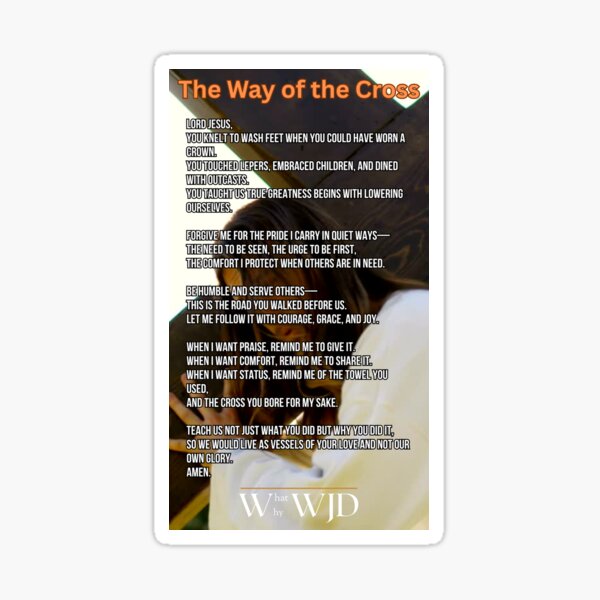 Item preview, THE WAY OF THE CROSS designed and sold by WhyWouldJesusDo.