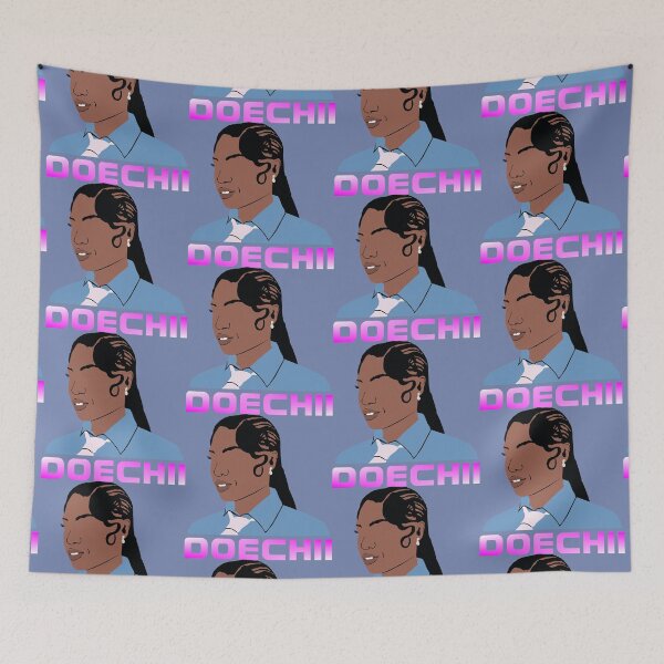 Item preview, Doechii illustration designed and sold by ZooStateofMind.
