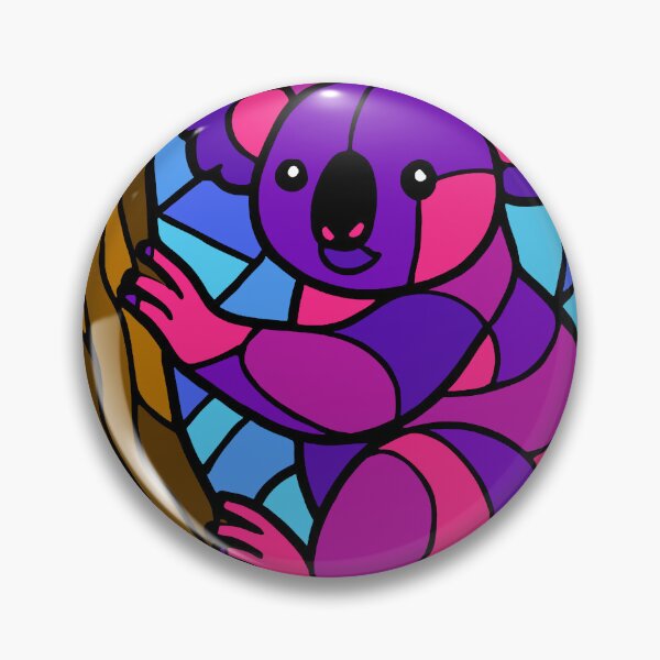 Item preview, Stained glass koala  designed and sold by SpectrumShine.